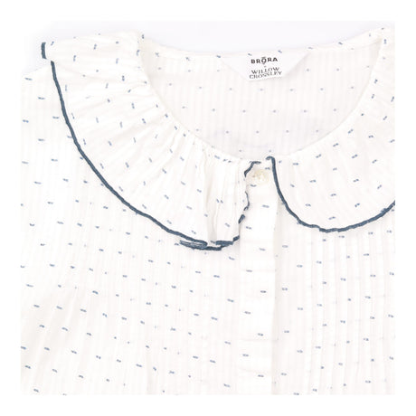 Frill collar blouse Willow Crossley x Brora