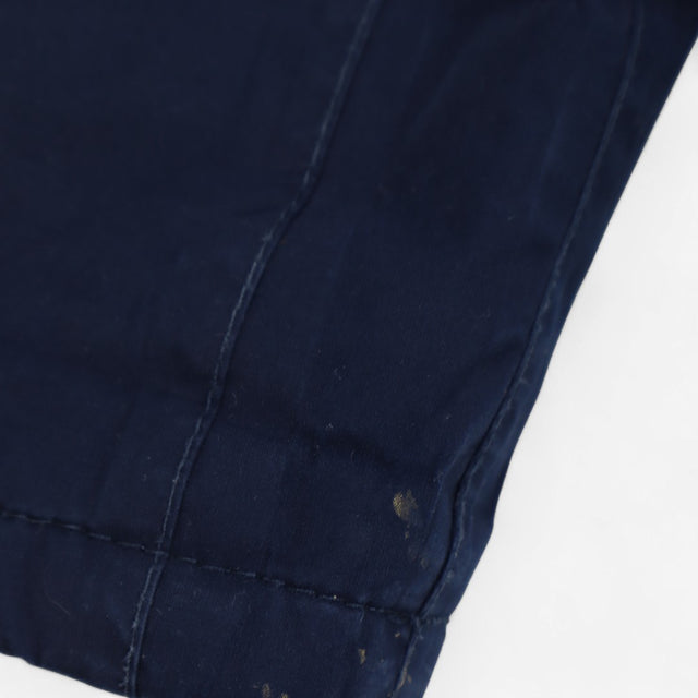 Parka Coat Navy with Metal Toggles