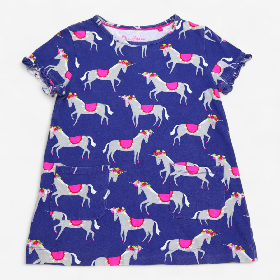 T-Shirt Blue with Unicorns
