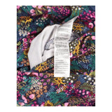 Dress Multi Floral Print Long Sleeve Midi Round Ne