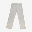 Trouser Cream Flat Front Chino