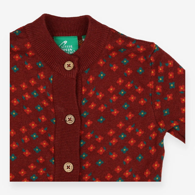 From one to another Hazelnut Flowers Knitted Cardi