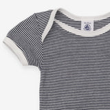 Bodysuit black and white striped 