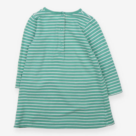Dress Long Sleeved Green Stripe Guinea Pig Pockets