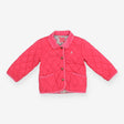Quilted Jacket Pink with Pockets With Cord Collar 