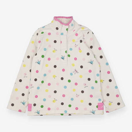 Sweater Cream with Multicoloured Animal Spots