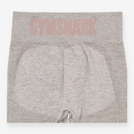 Grey Beige Marl Seamless High Waisted Leggings