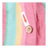 Skirt rainbow stripes