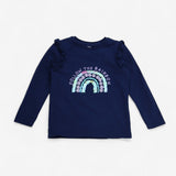 Tee LS Navy "Follow The Rainbow"