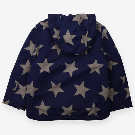 Coat navy grey stars