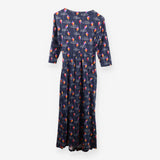 Bloom Organic Cotton Nursing Wrap Dress Kite Print