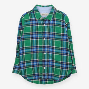 Shirt Tartan Green and Blue
