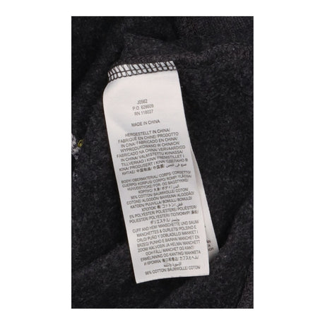 Sweatshirt Grey Toucan Embroidered Crew Neck Ragla
