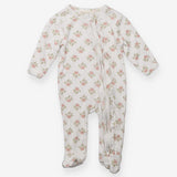 Woven Sleepsuit Zipped With Frill Fabric all the w