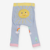 Blue Sunshine Knit Leggings Powell Craft