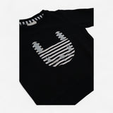 Sweatshirt Black with Mono Bunny