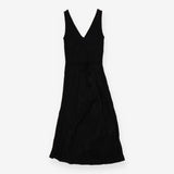 Black Heart Jacquard Midi Dress | Sustainable