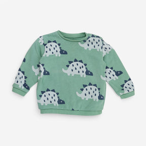 Jumper green with stegosaurus