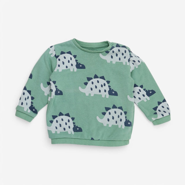 Jumper green with stegosaurus