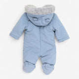 Pale Blue Padded Pramsuit