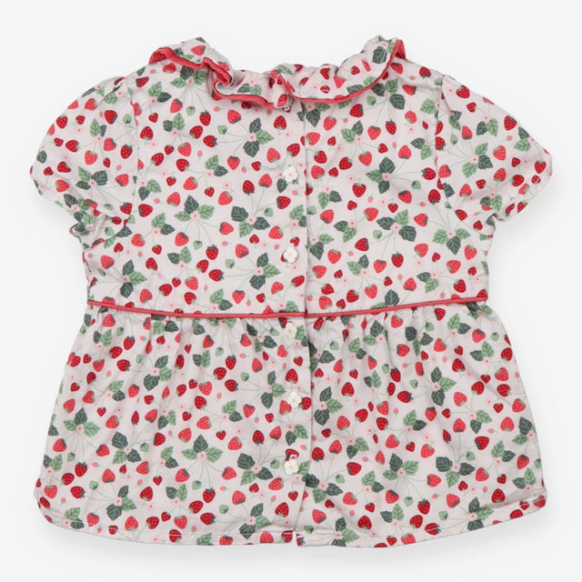 Polo Shirt with Strawberries