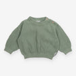 Jumper Knit Green with Shoulder Buttons
