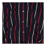Club Monaco Navy Stripe Polyester Shirt Dress