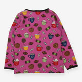 Tee LS pink coffee and cakes
