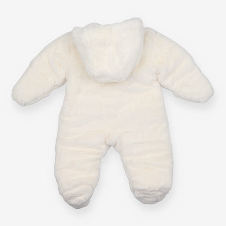 Nike white fluffy pramsuit