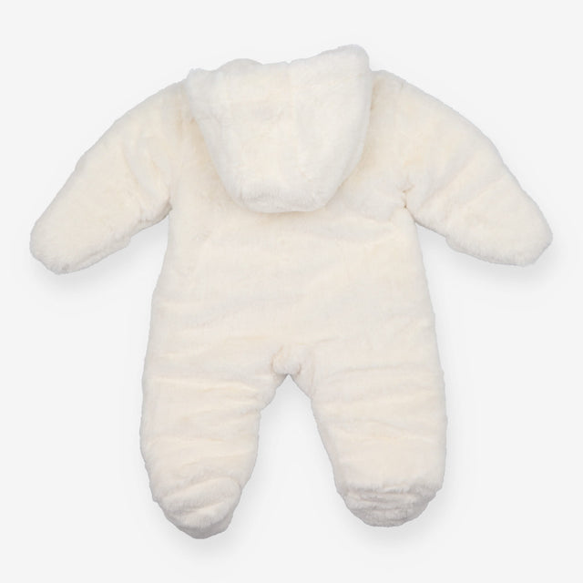 Nike white fluffy pramsuit