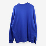 Sweatshirt Cobalt Blue Oversized Organic Cotton Lo