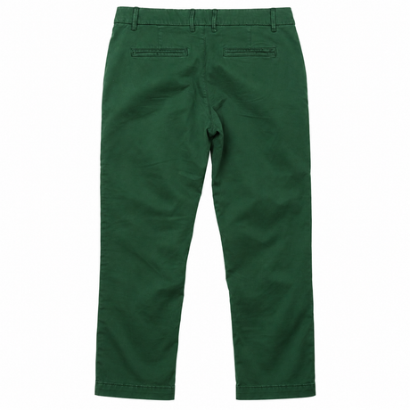 Cropped Chino Trousers Bay Leaf Green