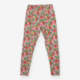 Leggings pink strawberries