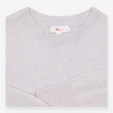 Jumper Grey blue Cashmere Crew Neck Lounge Knit Sw