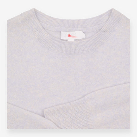Jumper Grey blue Cashmere Crew Neck Lounge Knit Sw