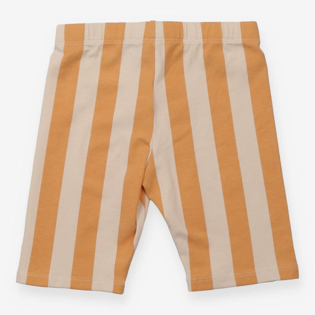 Cyclist Short Orange and Cream Vertical Strips