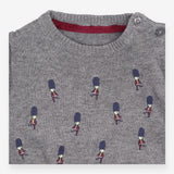 Sweater knit grey guards