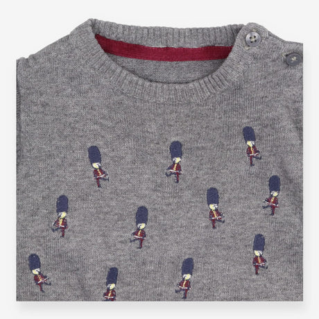 Sweater knit grey guards