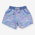 Blue Sea Creatures Swim Shorts