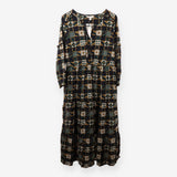 Dearling Dress Folky Quilt Onyx