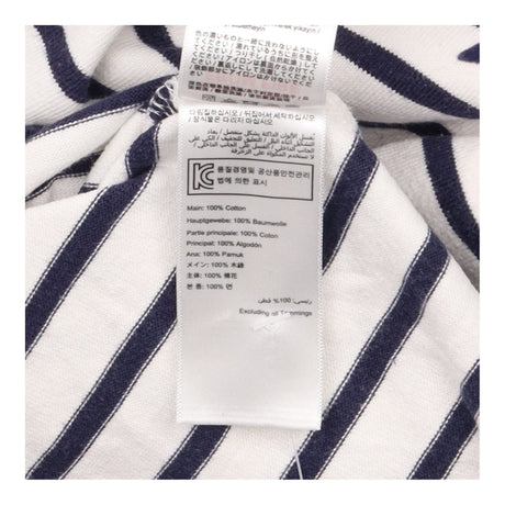 Cream Navy Star Stripe Long Sleeve Breton Top