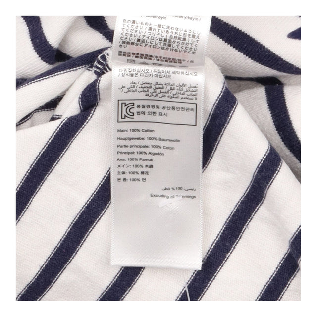 Cream Navy Star Stripe Long Sleeve Breton Top