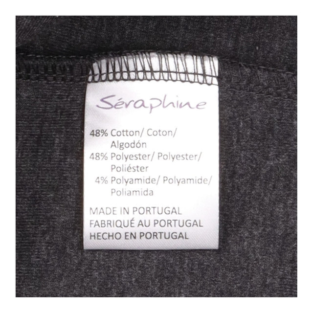 Maternity Dress Grey Cowl Neck Pleated Jersey