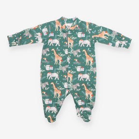 Jungle Christmas Sleepsuit 