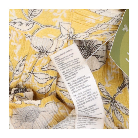 Yellow Wrap Midi Dress V Neck Short Sleeve Casual 