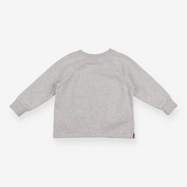 Sweatshirt grey pink masked fox