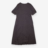 Jersey Midi Dress Organic Cotton Modal Ditsy Print