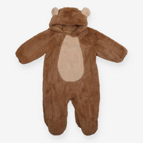 Pramsuit brown bear fur