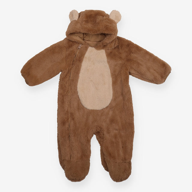Pramsuit brown bear fur