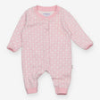 Pink Hearts Footless Sleepsuit